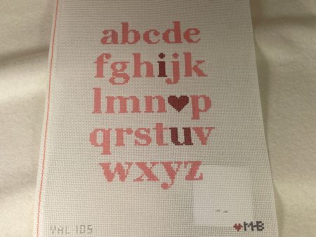 * Love mhb Studio VAL105A ABCDILY- Pink Online Sale