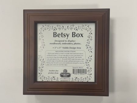 Sudberry House 5x5 Betsy Box Mahogany Online Hot Sale