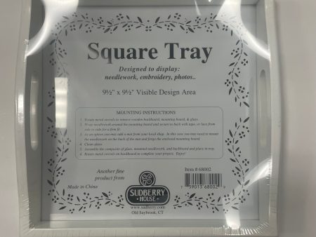 Sudberry House 10x10 Square Tray White on Sale