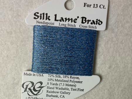 Silk Lame Braid LB248 Blue Promise For Cheap