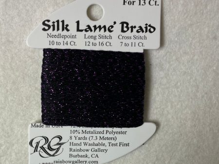 Silk Lame Braid LB261 Eggplant Online Sale