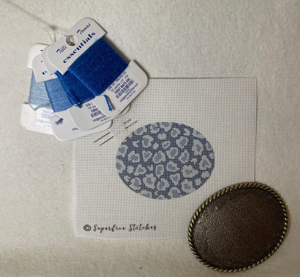 Superfine Stitches Buckle Kit- Blue Leopard Supply