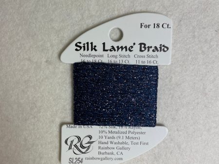 Silk Lame Braid SL254 Deep Periwinkle Supply