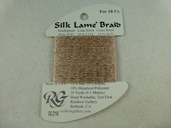 Silk Lame Braid SL216 Touch of Tan Online now