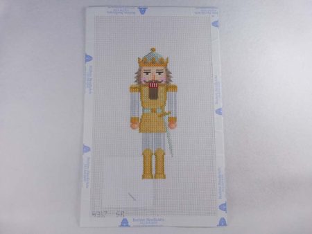 Susan Roberts Needlepoint Design, Inc. 4317 Silver & Gold Nutcracker Online