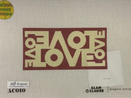 * Alan Claude AC010 Love   red Canvas Online now