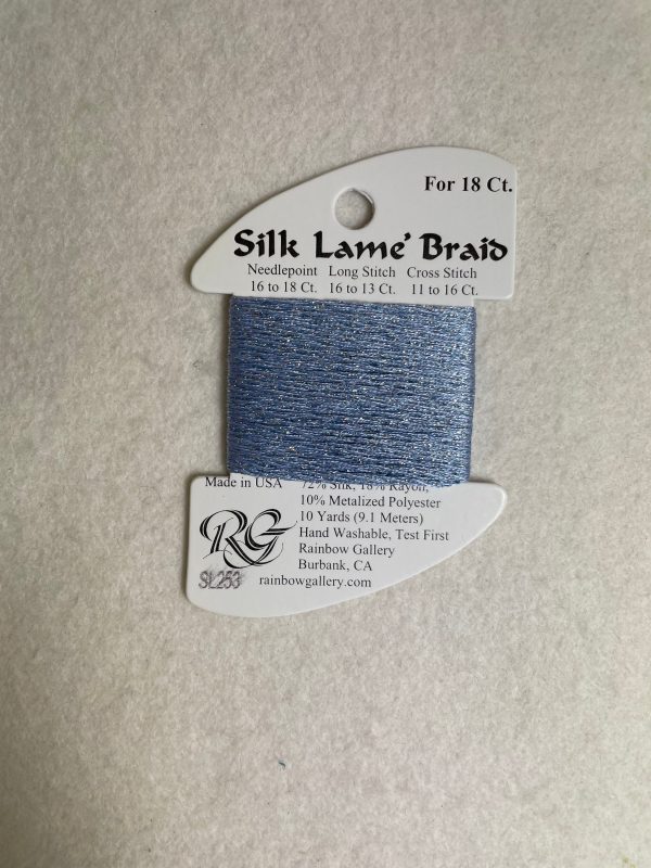 Silk Lame Braid SL253 Antique Periwinkle Discount