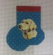 * A. Bradley ab346 Yellow Lab Mini Stocking For Sale