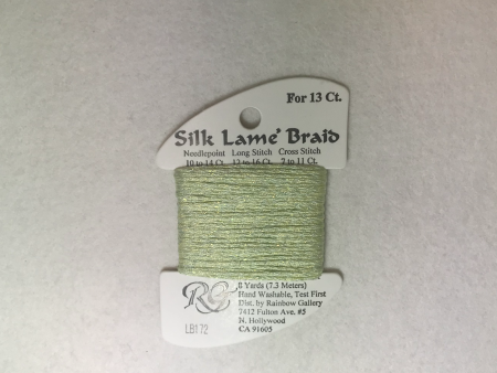 Silk Lame Braid LB172 Lime Cream on Sale