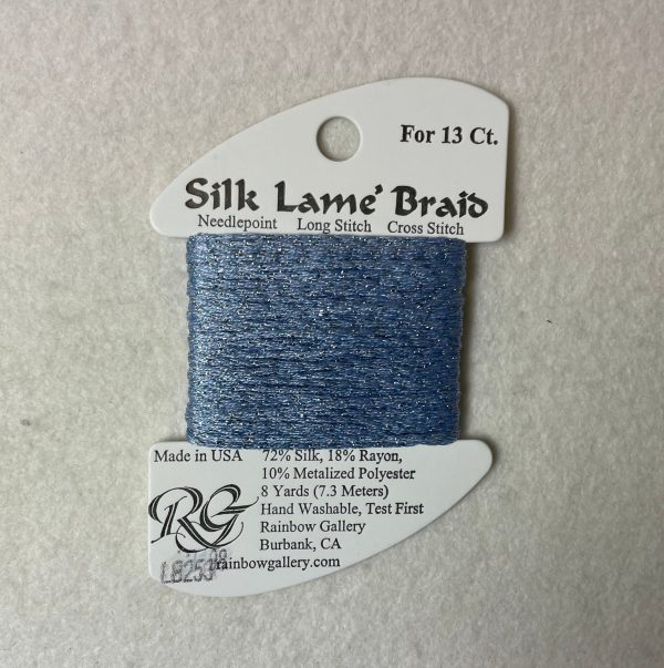 Silk Lame Braid LB253 Antique Periwinkle Online now