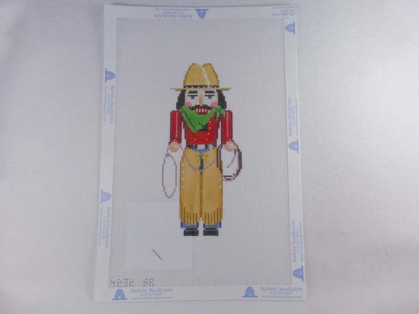 Susan Roberts Needlepoint Designs 4232 Cowboy Nutcracker Online Sale