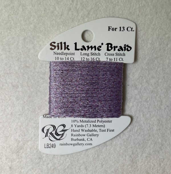 Silk Lame Braid LB249 Pale Mauve Online Sale