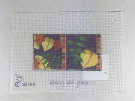 Whimsy & Grace WG 12345N Autumn Leaves Needle Case Cheap