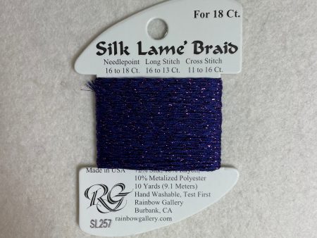 Silk Lame Braid SL257 Boysenberry on Sale