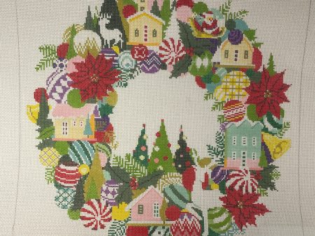 * A Stitch in Time 390 Christmas Wreath- 18m Supply