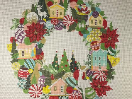 * A Stitch in Time 390 Christmas Wreath- 13m For Discount